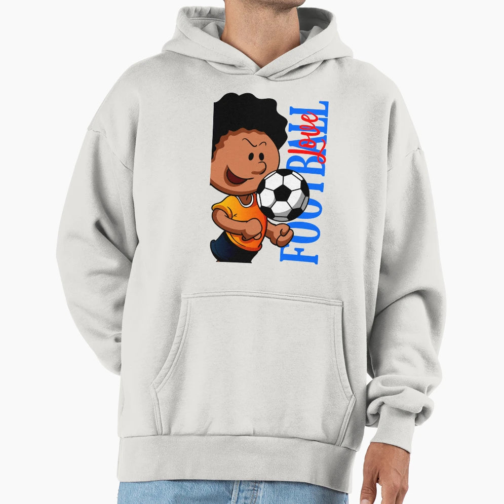 Football Love 02 Hoodie - Graphic Print Unisex - T-Shirt, Sweatshirt, Hoodie