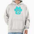 Blue Paw Monogram O Hoodie - Graphic Print for Adults - T-Shirt, Sweatshirt, Hoodie