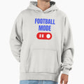 Football Mode Football Lover Gift Hoodie - Graphic Print for Adults - T-Shirt, Sweatshirt, Hoodie