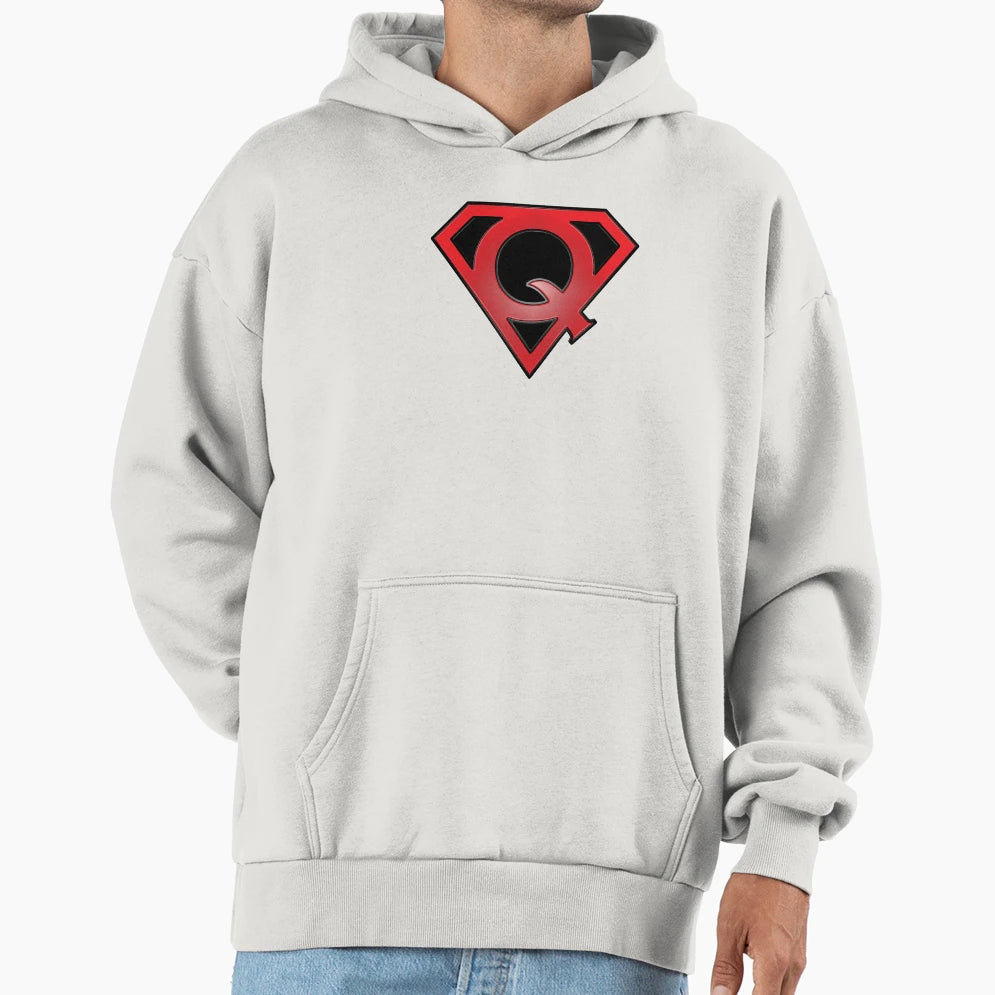 Q Q Hero Me Collection Hoodie - Minimalist Print Men Women - T-Shirt, Sweatshirt, Hoodie