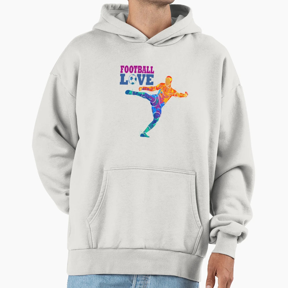 Soccer Love 01 Hoodie - Novelty Apparel for Adults - T-Shirt, Sweatshirt, Hoodie