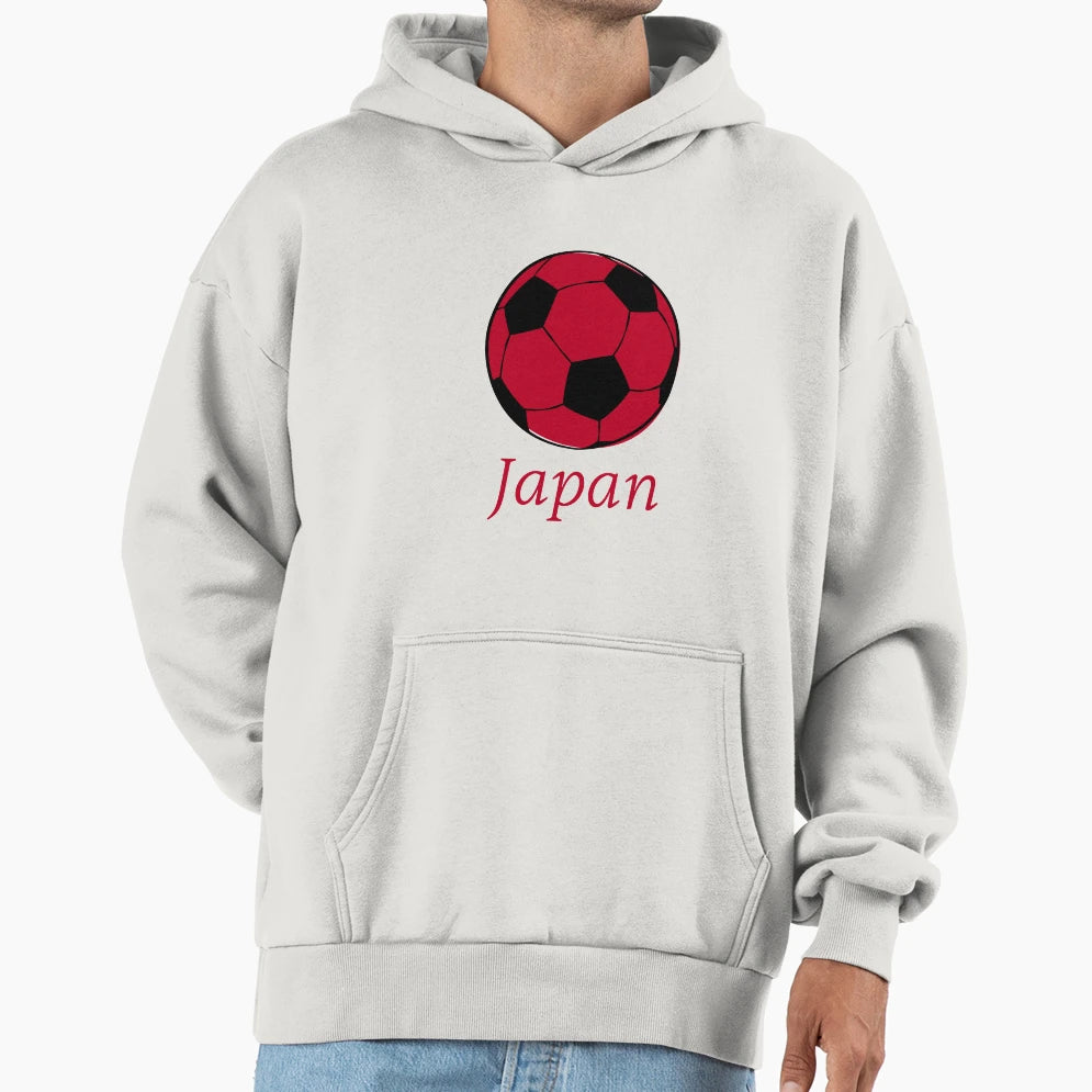Football Fans Japan Hoodie - Unique Graphic for Adults - T-Shirt, Sweatshirt, Hoodie