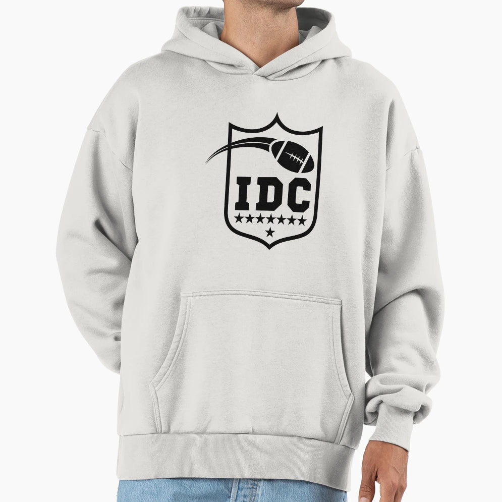 Idc American Football Lover Hoodie - Minimalist Print for Adults - T-Shirt, Sweatshirt, Hoodie