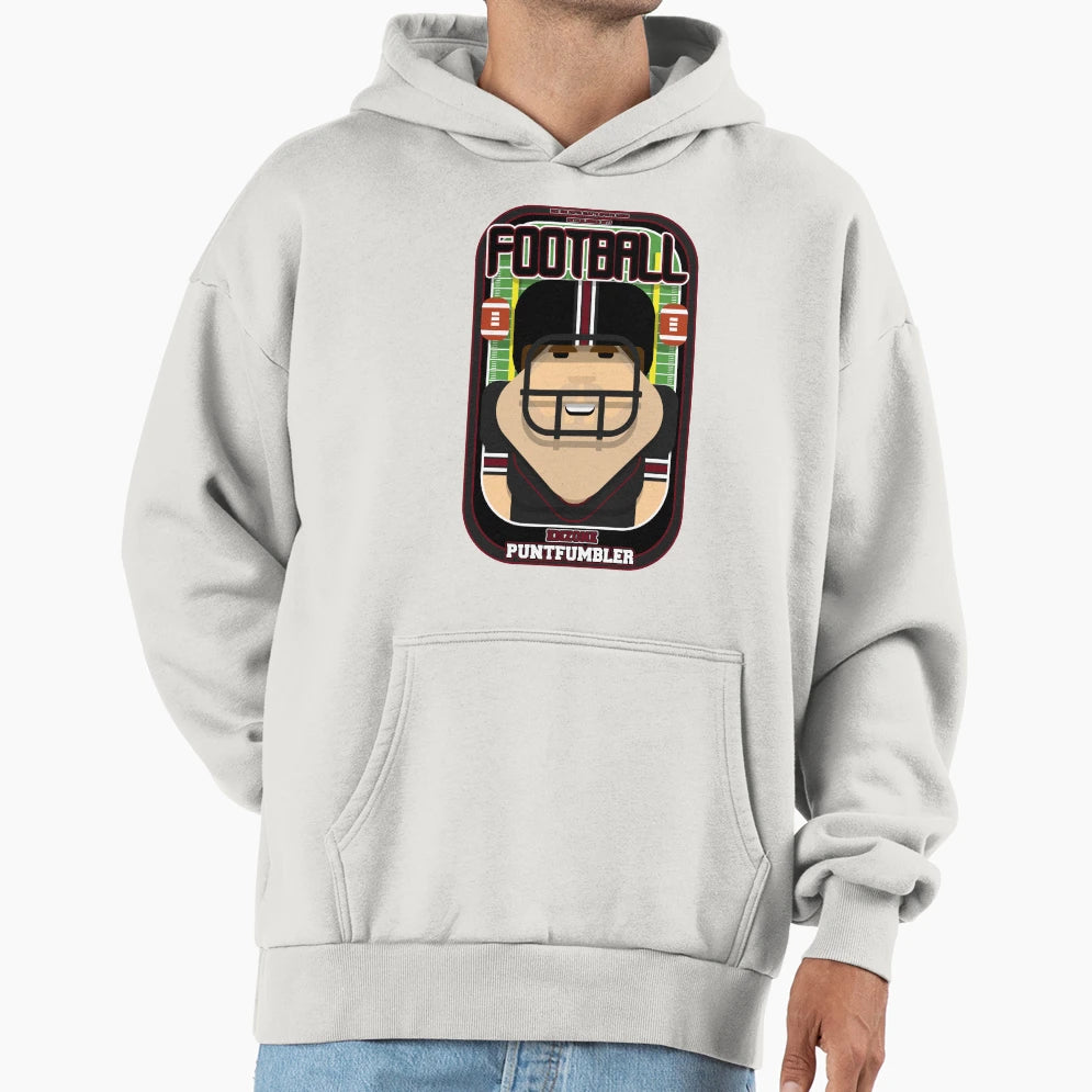 American Football Black And Maroon Hoodie - Novelty Apparel Men Women - T-Shirt, Sweatshirt, Hoodie