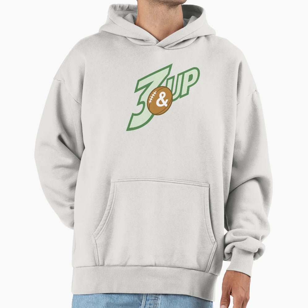 3Rd And Unpredictable Football Club Hoodie - Minimalist Print for Adults - T-Shirt, Sweatshirt, Hoodie