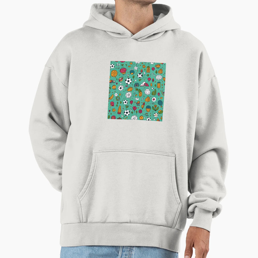 Football Seamless Hoodie - Casual Everyday Wear Unisex - T-Shirt, Sweatshirt, Hoodie