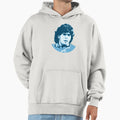 Maradonna Football God Argentina Colors Hoodie - Unique Graphic for Adults - T-Shirt, Sweatshirt, Hoodie