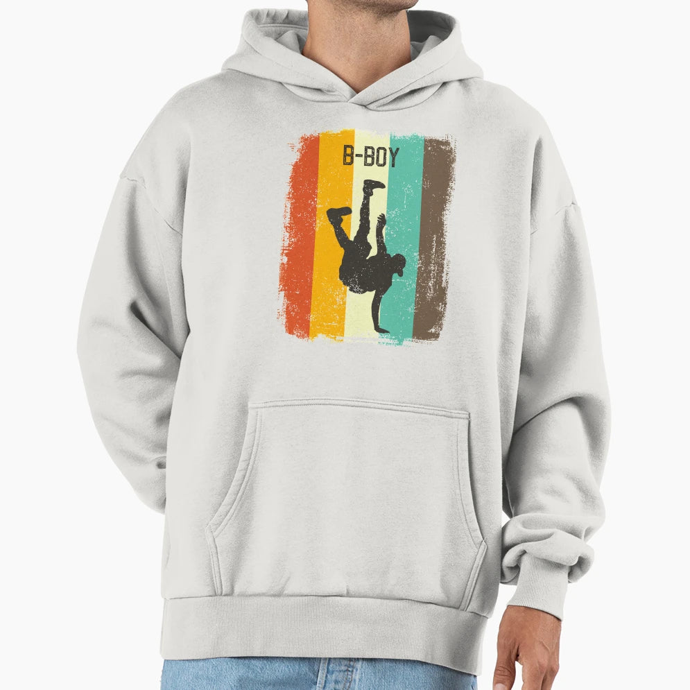 B 70S Breakdancing Gift Hoodie - Streetwear Style for Adults - T-Shirt, Sweatshirt, Hoodie