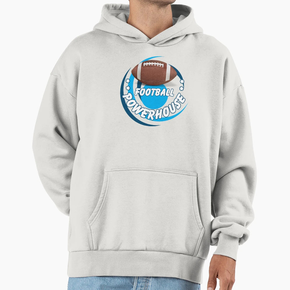 Football Powerhouse School Sports Hoodie - Trendy Graphic Unisex - T-Shirt, Sweatshirt, Hoodie