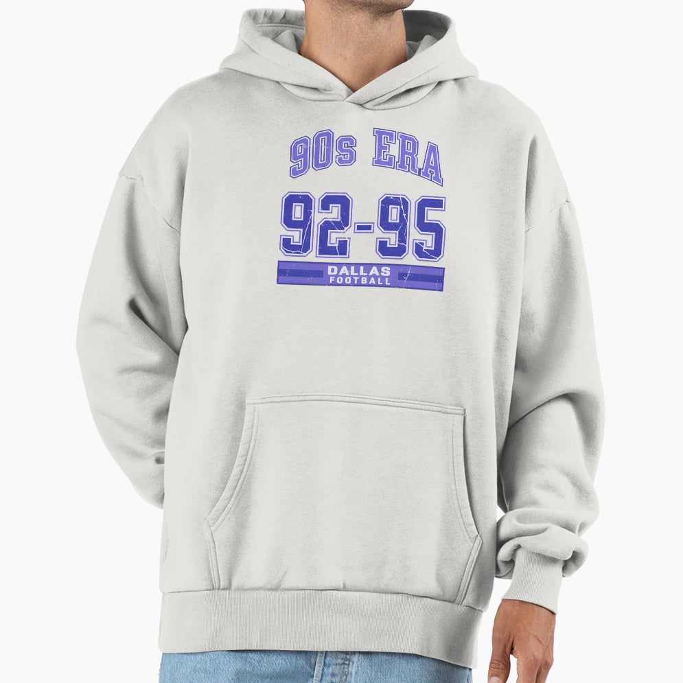 90S Dallas Football Texas Gameday Hoodie - Casual Everyday Wear Men Women - T-Shirt, Sweatshirt, Hoodie