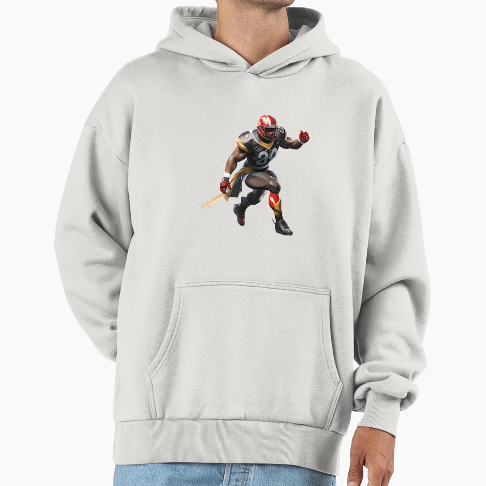 Dynamic Football Player 22 Vibrant Hoodie - Casual Everyday Wear Unisex - T-Shirt, Sweatshirt, Hoodie