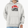 I Love This Game American Football Hoodie - Trendy Graphic for Adults - T-Shirt, Sweatshirt, Hoodie