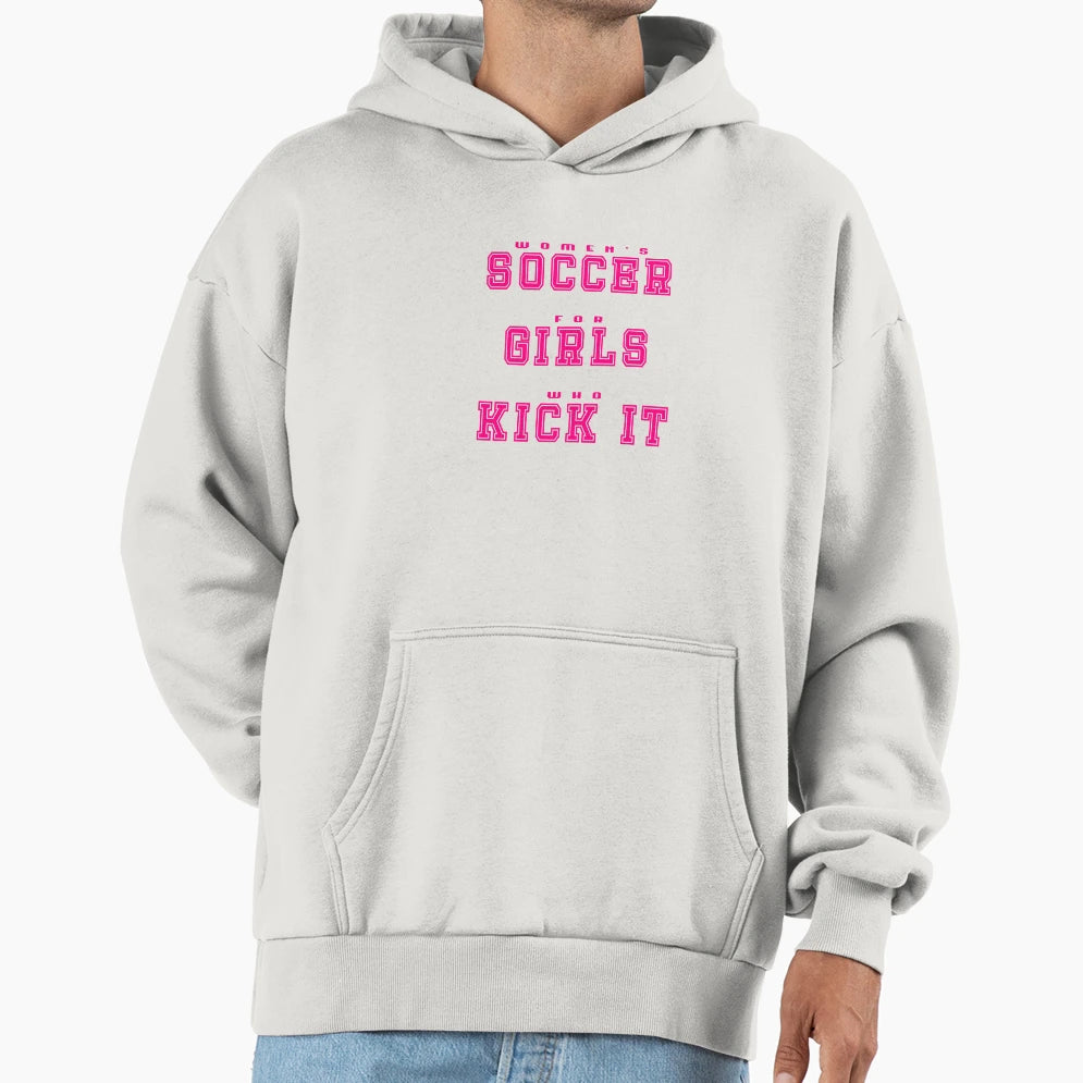 Womens Soccer Who Kick It Sports T-Shirt - Custom Art Print for Adults - T-Shirt, Sweatshirt, Hoodie