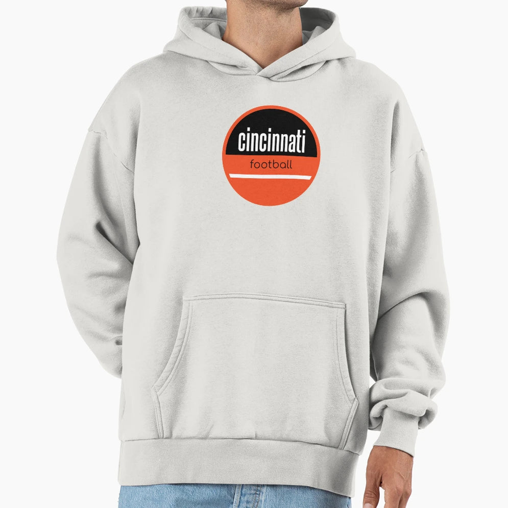 Cincinnati Football Hoodie - Minimalist Print Unisex - T-Shirt, Sweatshirt, Hoodie