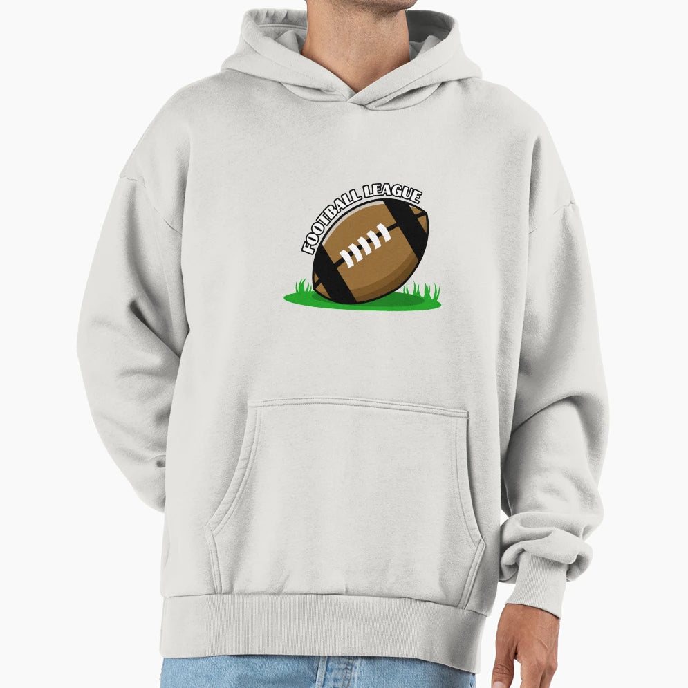 Football League Hoodie - Minimalist Print Men Women - T-Shirt, Sweatshirt, Hoodie