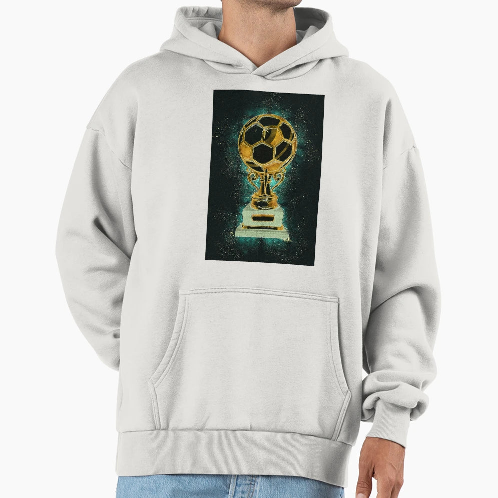 Abstract Football Trophy Artwork All Hoodie - Streetwear Style for Adults - T-Shirt, Sweatshirt, Hoodie
