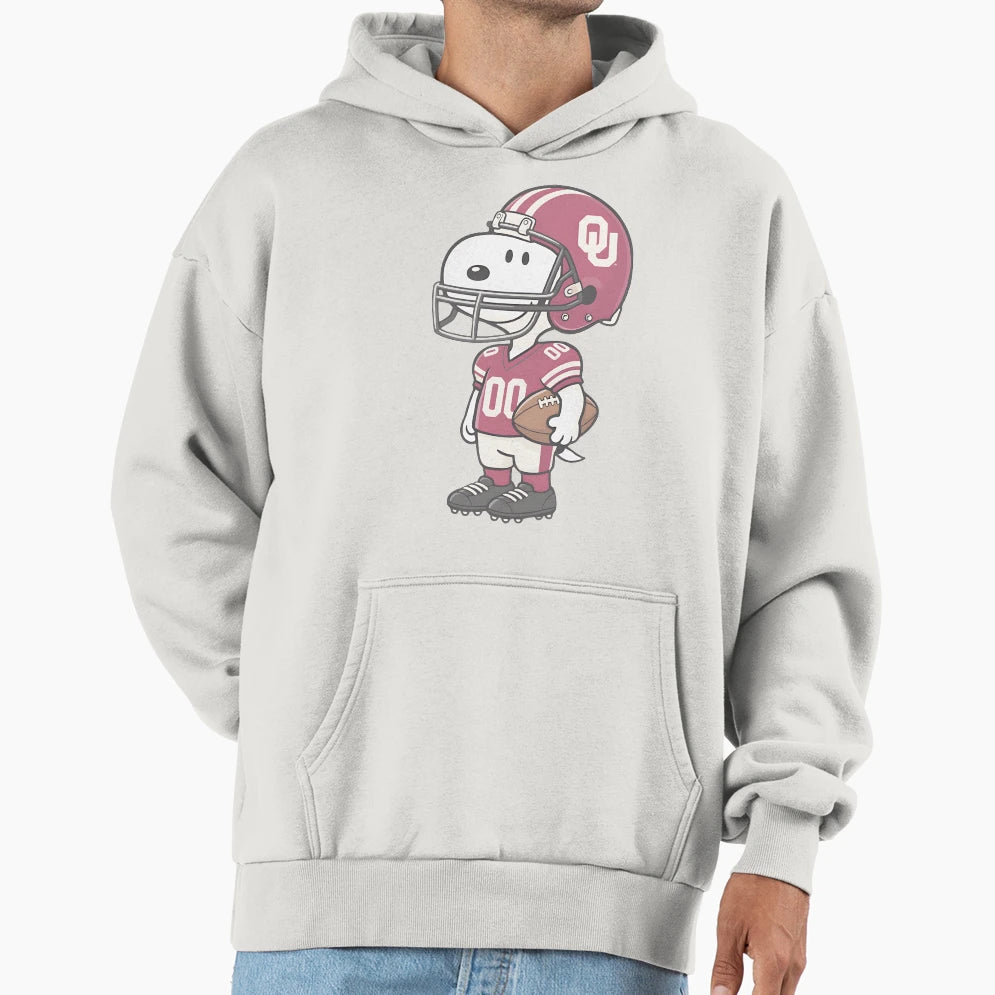 Oklahomasoonerssnoopy Hoodie - Unique Graphic Unisex - T-Shirt, Sweatshirt, Hoodie