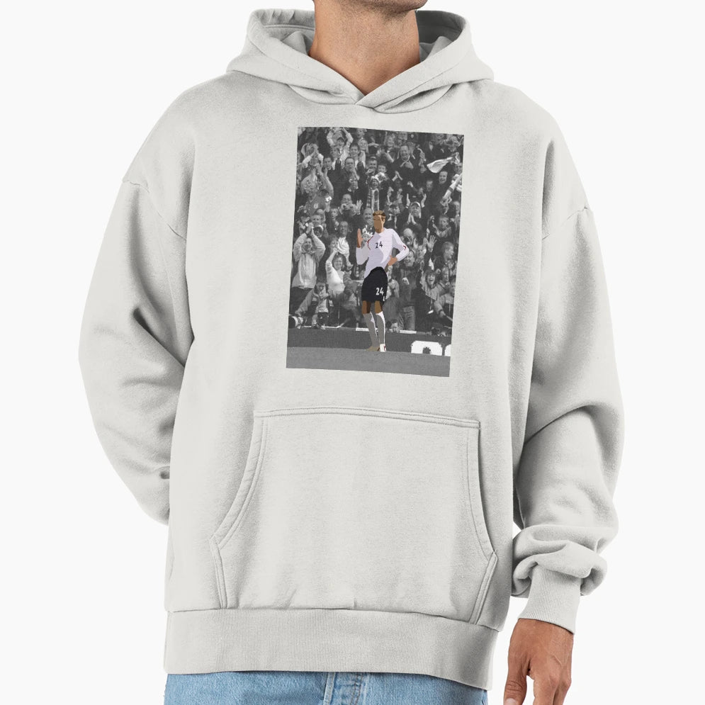 Englands Peter Crouch Hoodie - Fun Novelty Design for Adults - T-Shirt, Sweatshirt, Hoodie