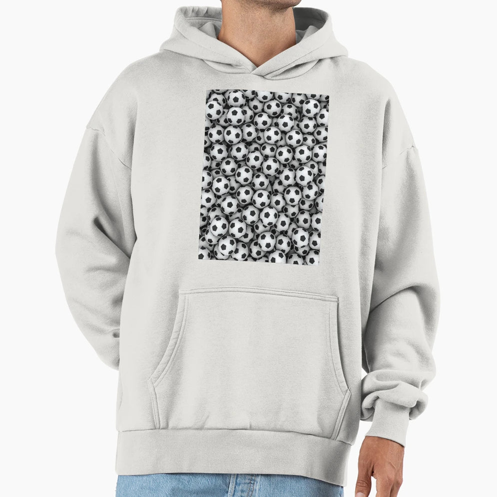 Soccer Balls Hoodie - Trendy Graphic Men Women - T-Shirt, Sweatshirt, Hoodie