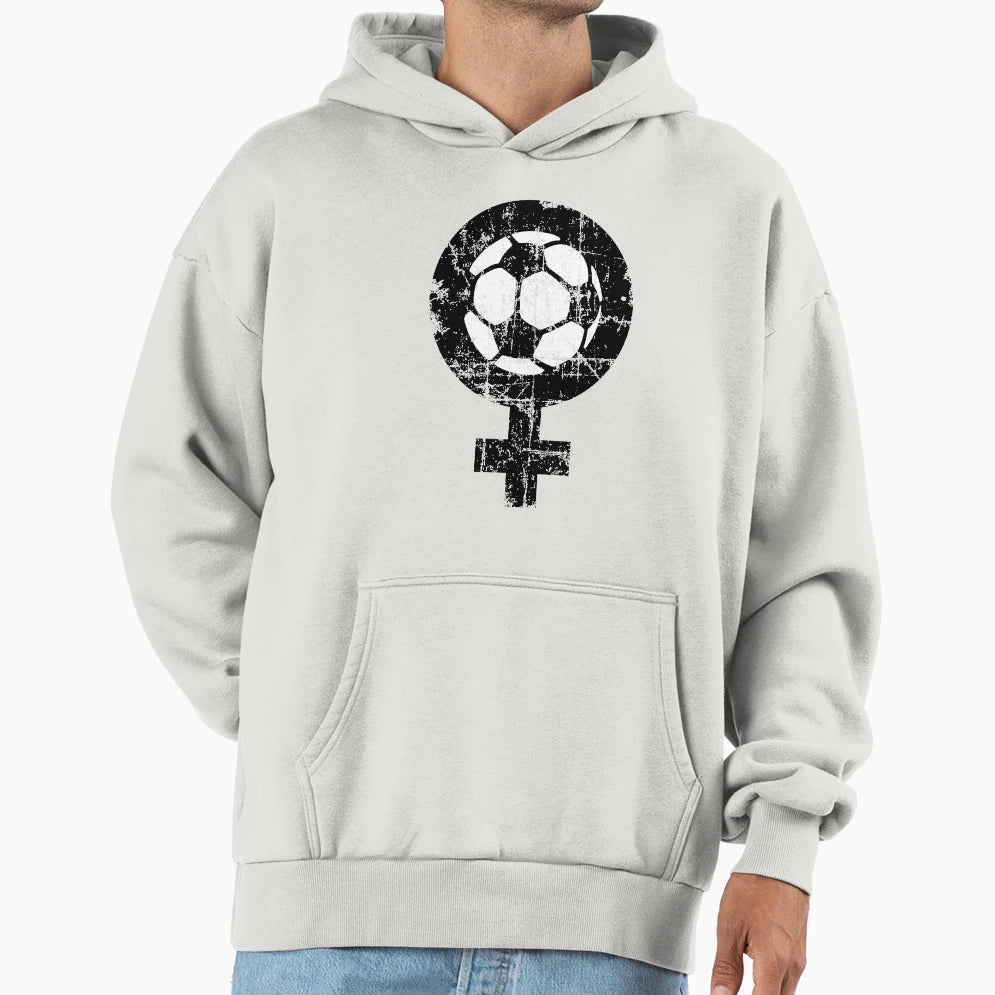 Frauenfu Ball Zweifarbig Hoodie - Graphic Print Unisex - T-Shirt, Sweatshirt, Hoodie