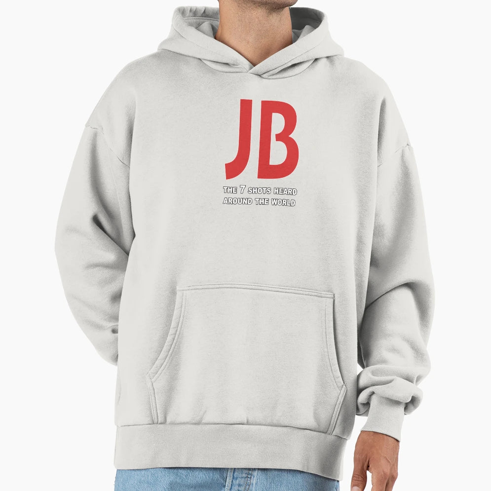 7 Shots Heard Around World Hoodie - Custom Art Print Unisex - T-Shirt, Sweatshirt, Hoodie
