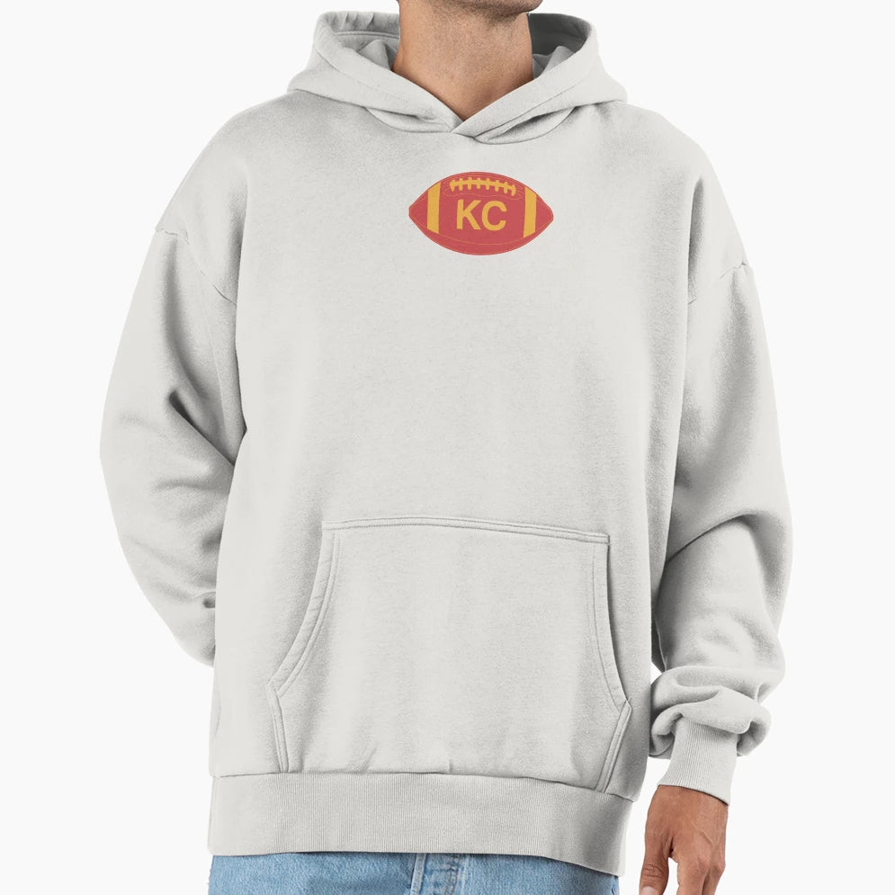 Kc Football Hoodie - Fun Novelty Design for Adults - T-Shirt, Sweatshirt, Hoodie
