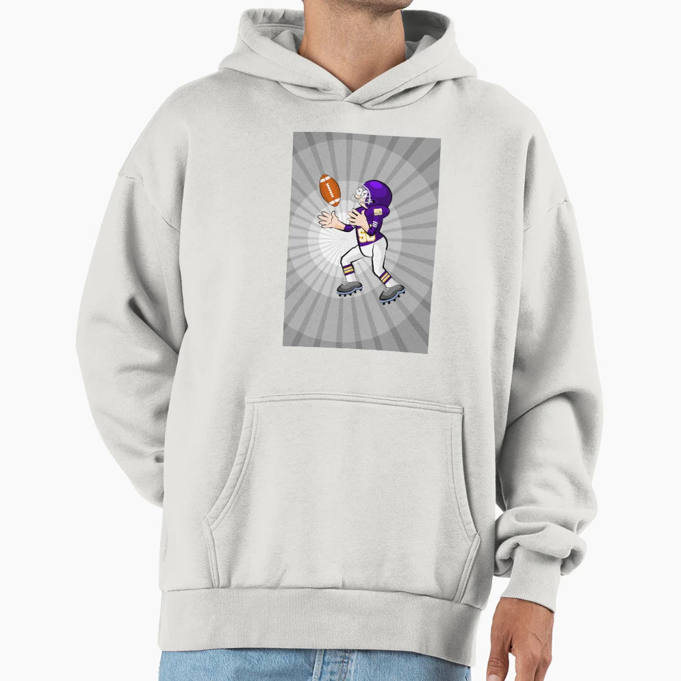 American Football Player Position Hoodie - Minimalist Print Unisex - T-Shirt, Sweatshirt, Hoodie