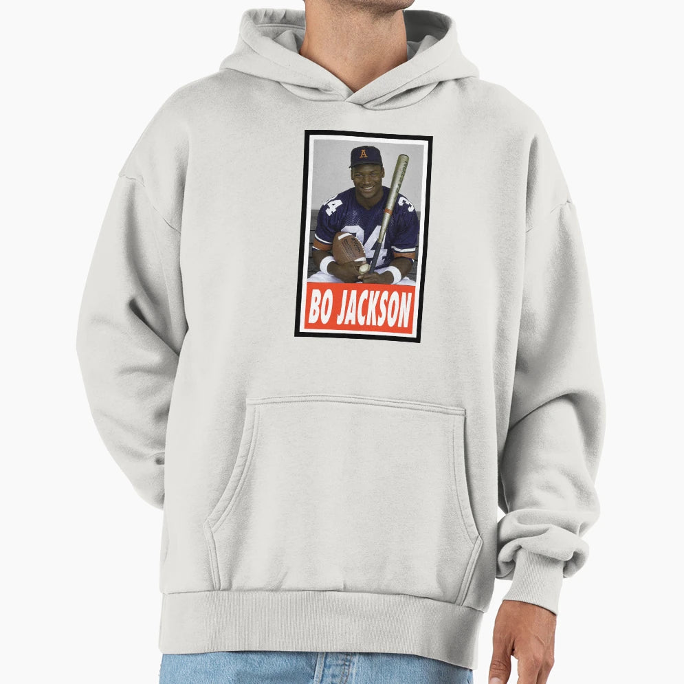 Sport Bo Jackson Hoodie - Minimalist Print Unisex - T-Shirt, Sweatshirt, Hoodie