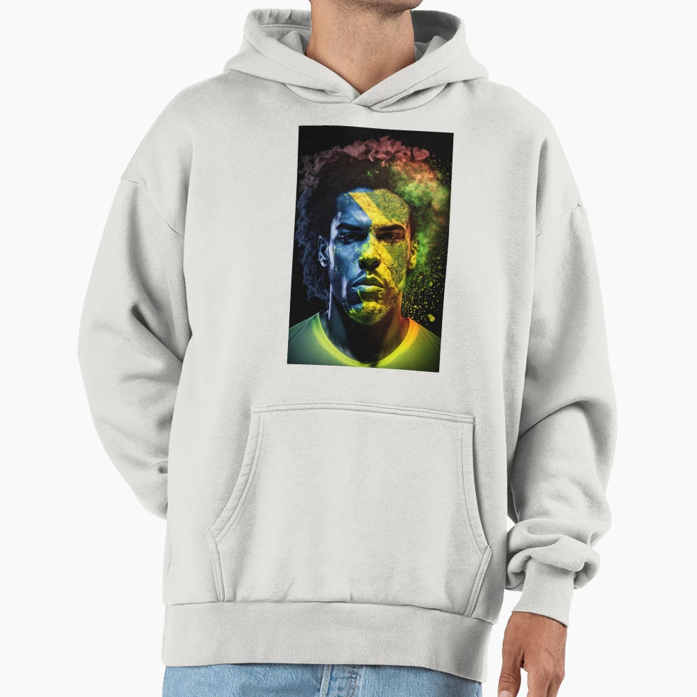 Brazil Player 2 Hoodie - Fun Novelty Design for Adults - T-Shirt, Sweatshirt, Hoodie