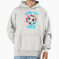 Colorful Paint Splatter Soccer Hoodie - Casual Everyday Wear for Adults - T-Shirt, Sweatshirt, Hoodie
