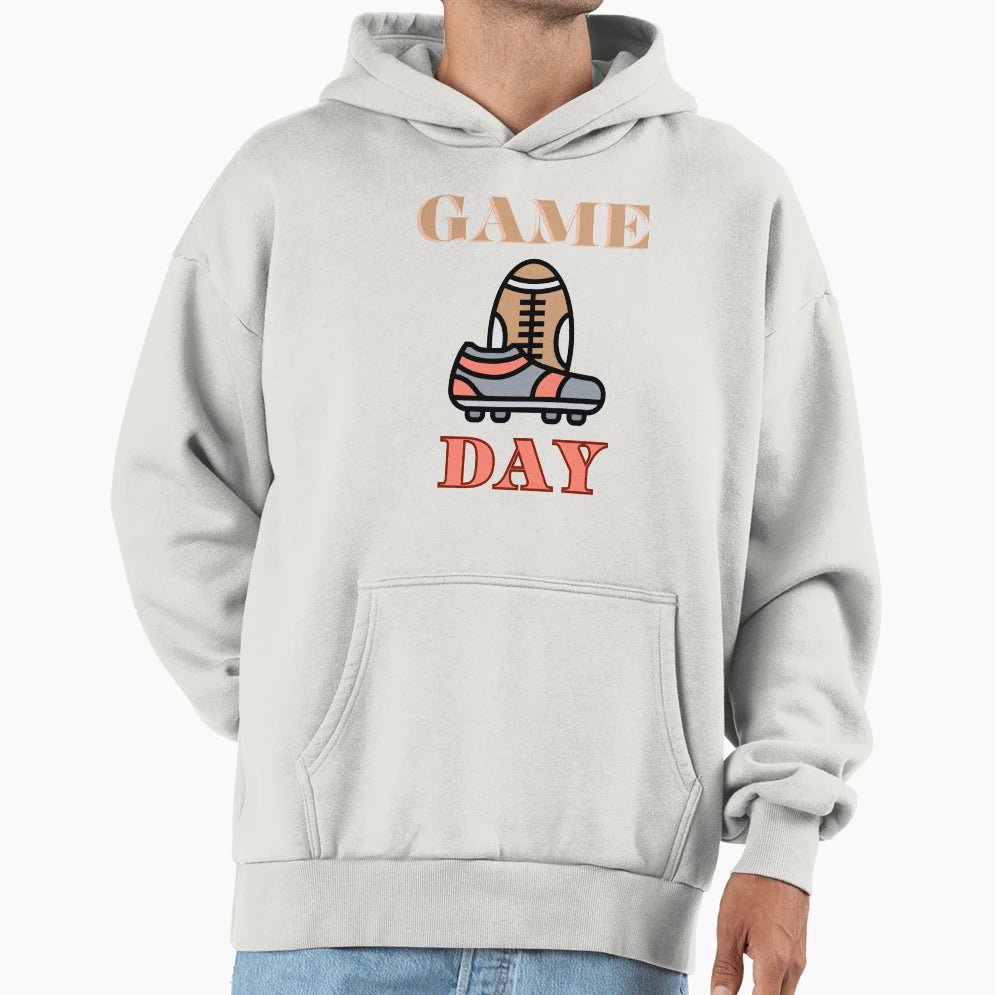Game Day Rugby Cleats Hoodie - Graphic Print Unisex - T-Shirt, Sweatshirt, Hoodie