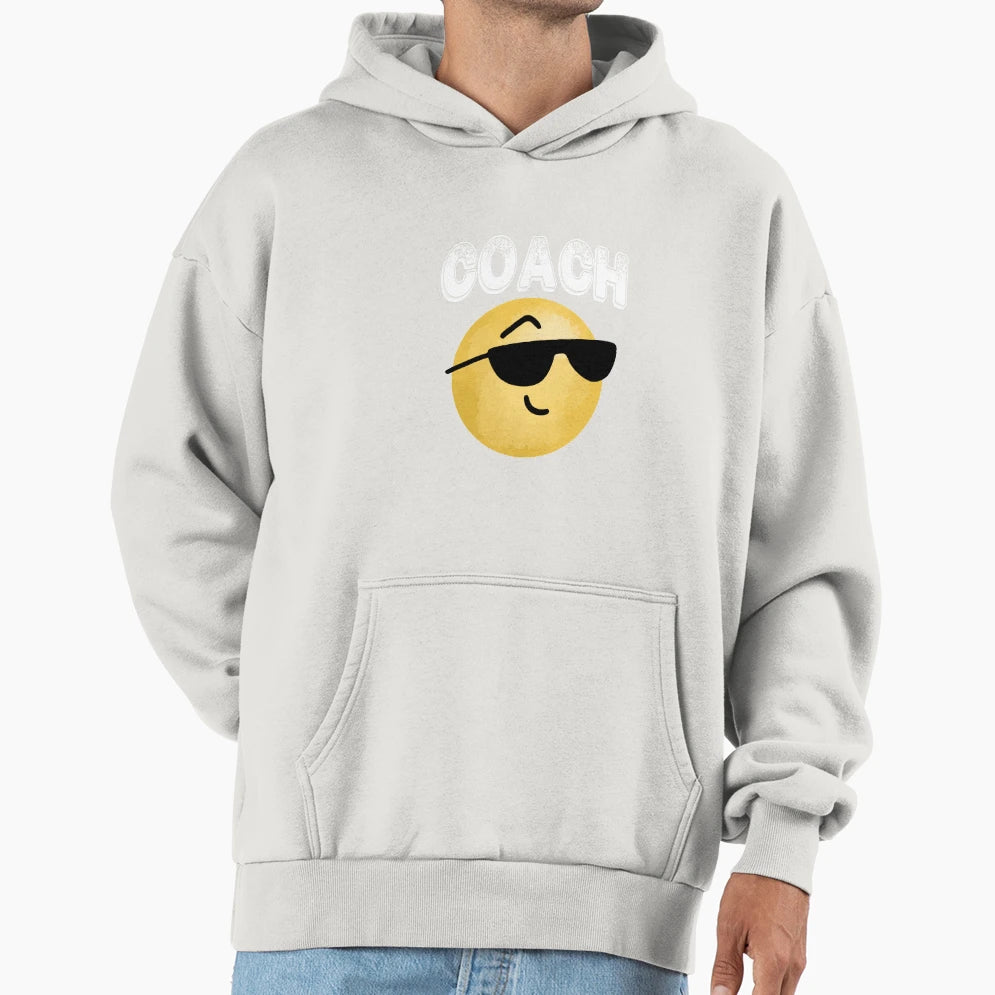 Coach Emoji Hoodie - Minimalist Print Unisex - T-Shirt, Sweatshirt, Hoodie