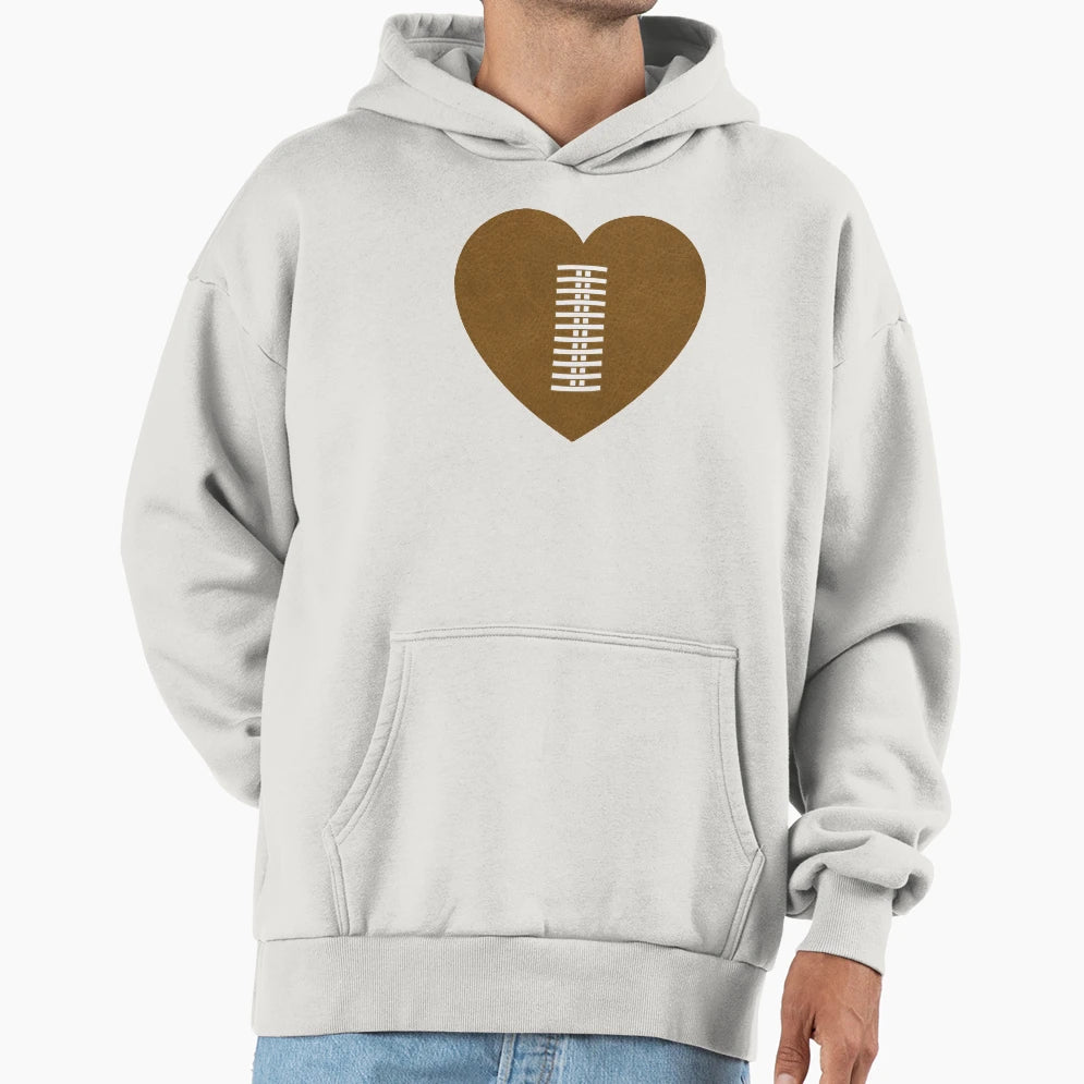 Football Love Hoodie - Unique Graphic Unisex - T-Shirt, Sweatshirt, Hoodie