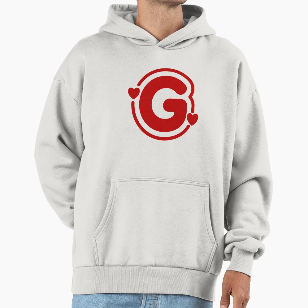 Alphabet Abc I Love You Valentines Hoodie - Casual Everyday Wear Men Women - T-Shirt, Sweatshirt, Hoodie