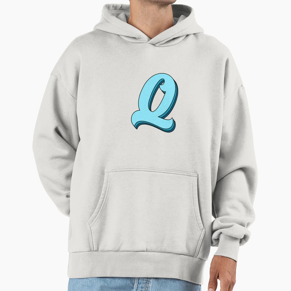 Blue Q Hoodie - Streetwear Style for Adults - T-Shirt, Sweatshirt, Hoodie
