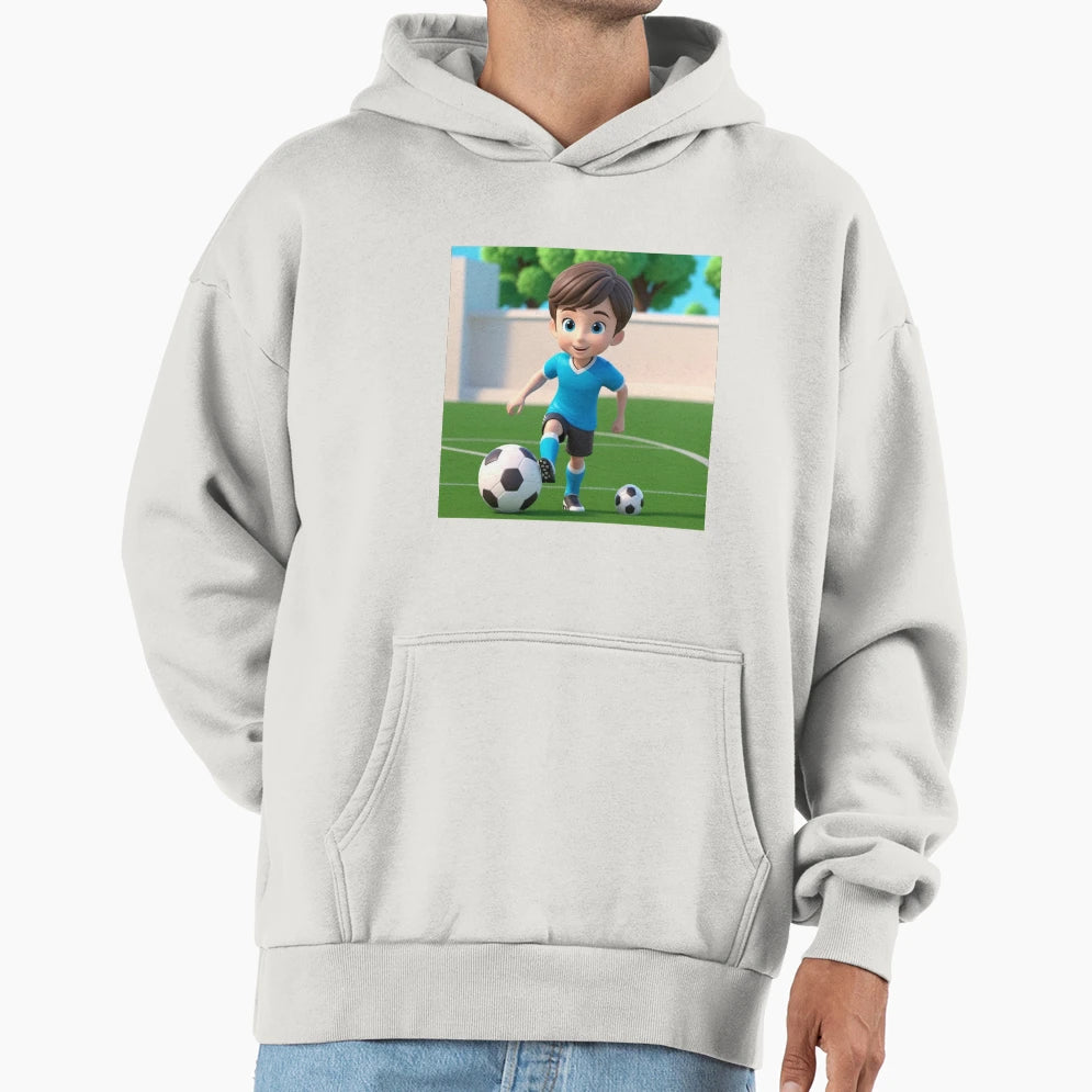 Dylan Playing Soccer Hoodie - Fun Novelty Design Men Women - T-Shirt, Sweatshirt, Hoodie