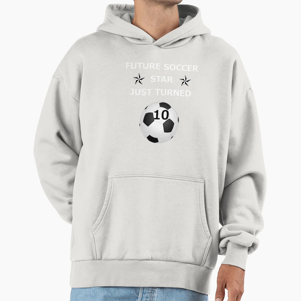 10Th Birthday Soccer T-Shirt - Novelty Apparel for Adults - T-Shirt, Sweatshirt, Hoodie