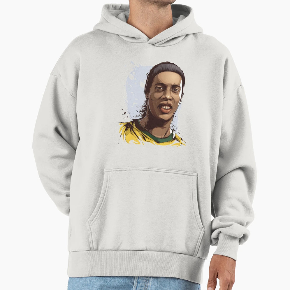 Illustration Ronaldinho Art Hoodie - Graphic Print for Adults - T-Shirt, Sweatshirt, Hoodie