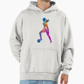 Playing Soccer Football Player Silhouette Hoodie - Unique Graphic Unisex - T-Shirt, Sweatshirt, Hoodie