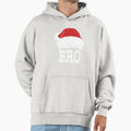 Bro Art Santa Hat Matching Family Hoodie - Streetwear Style Men Women - T-Shirt, Sweatshirt, Hoodie