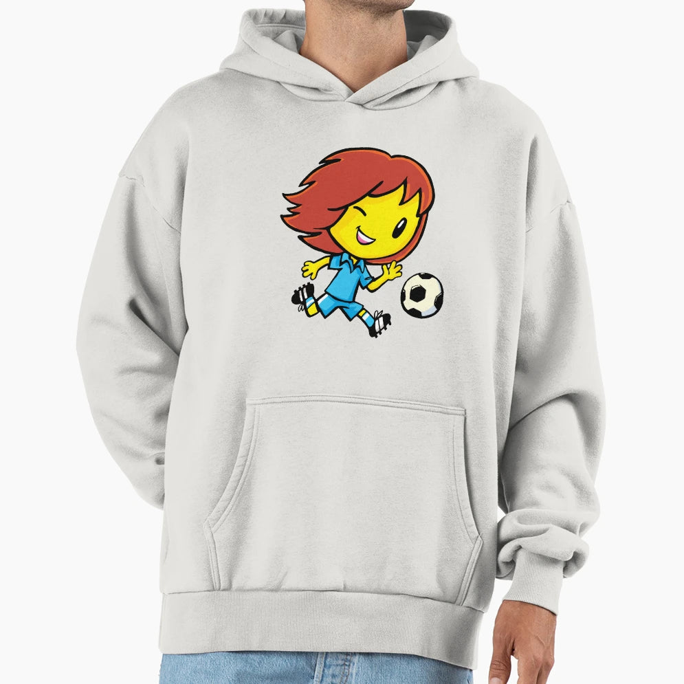 Emo Footballer Hoodie - Novelty Apparel Men Women - T-Shirt, Sweatshirt, Hoodie