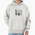 Eat Sleep Play And Love Soccer Hoodie - Minimalist Print Unisex - T-Shirt, Sweatshirt, Hoodie
