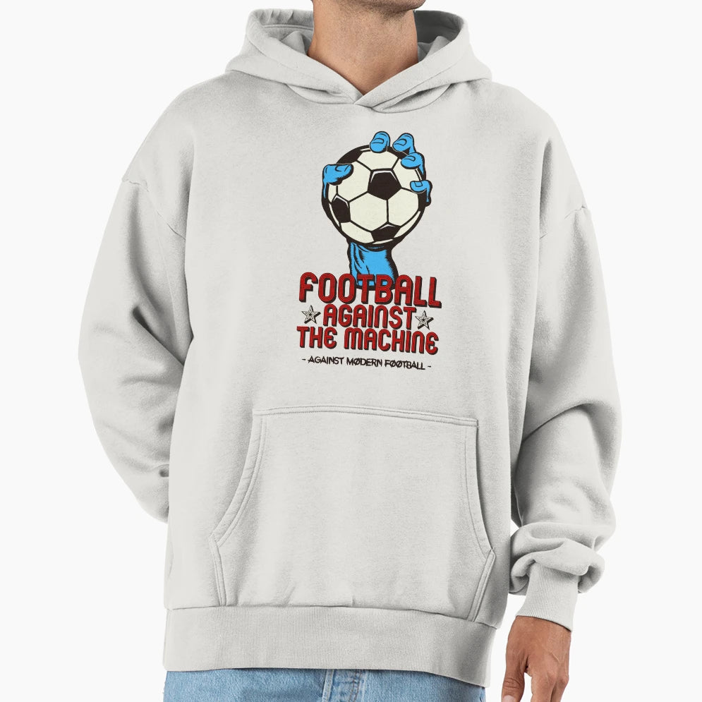 Football Against Machine Hoodie - Unique Graphic Unisex - T-Shirt, Sweatshirt, Hoodie
