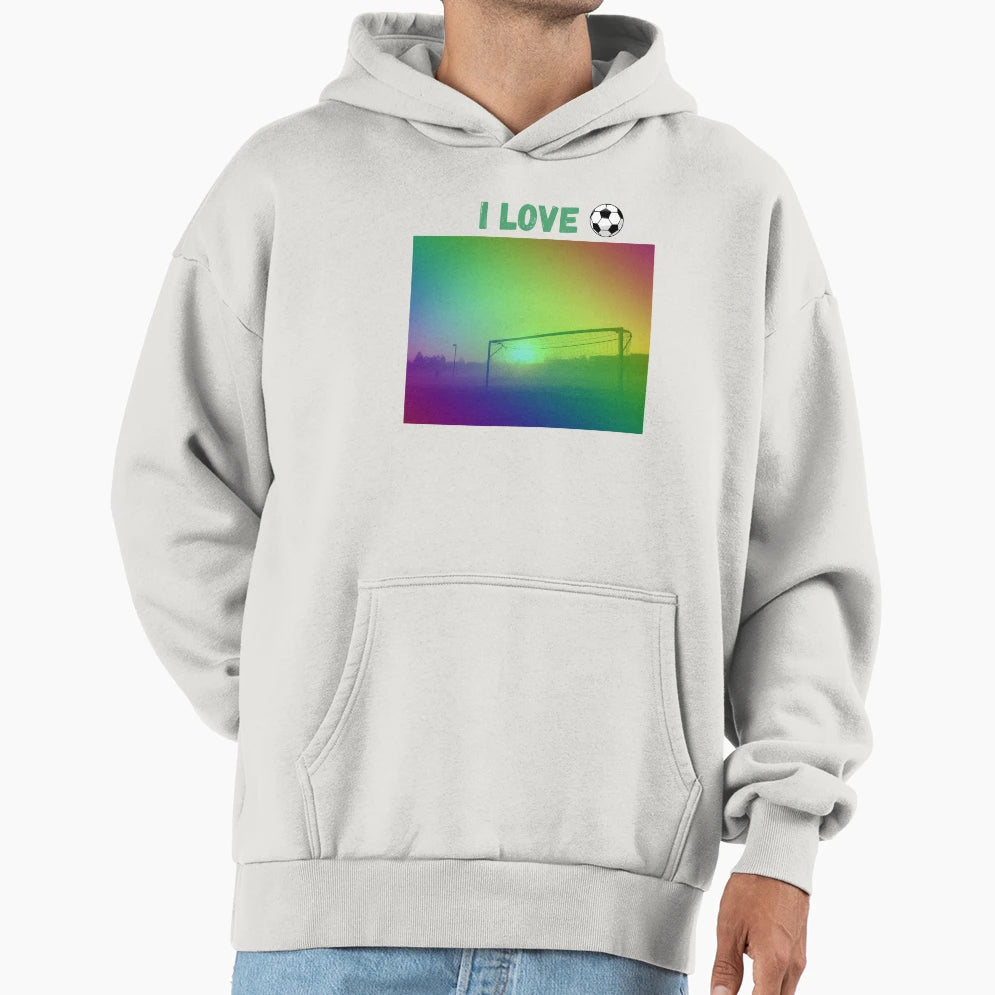 I Love Football Hoodie - Novelty Apparel Men Women - T-Shirt, Sweatshirt, Hoodie