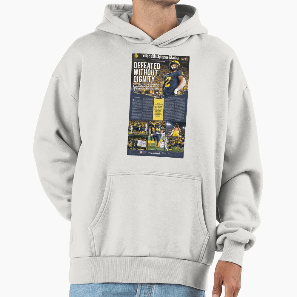 Michigan Daily Michigan Vs Msu Hoodie - Aesthetic Graphic for Adults - T-Shirt, Sweatshirt, Hoodie