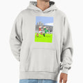 Soccer Front Leading Ball Directly To Hoodie - Fun Novelty Design Unisex - T-Shirt, Sweatshirt, Hoodie