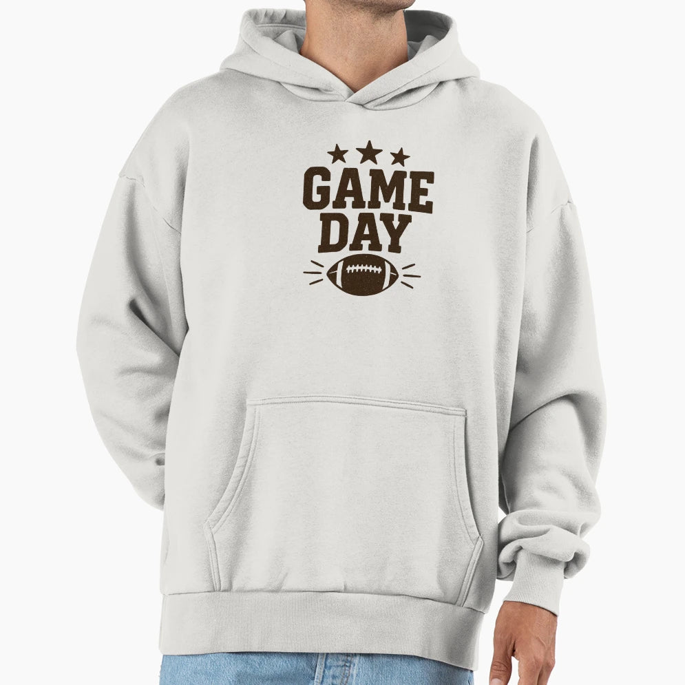 American Football Game Day Hoodie - Novelty Apparel for Adults - T-Shirt, Sweatshirt, Hoodie