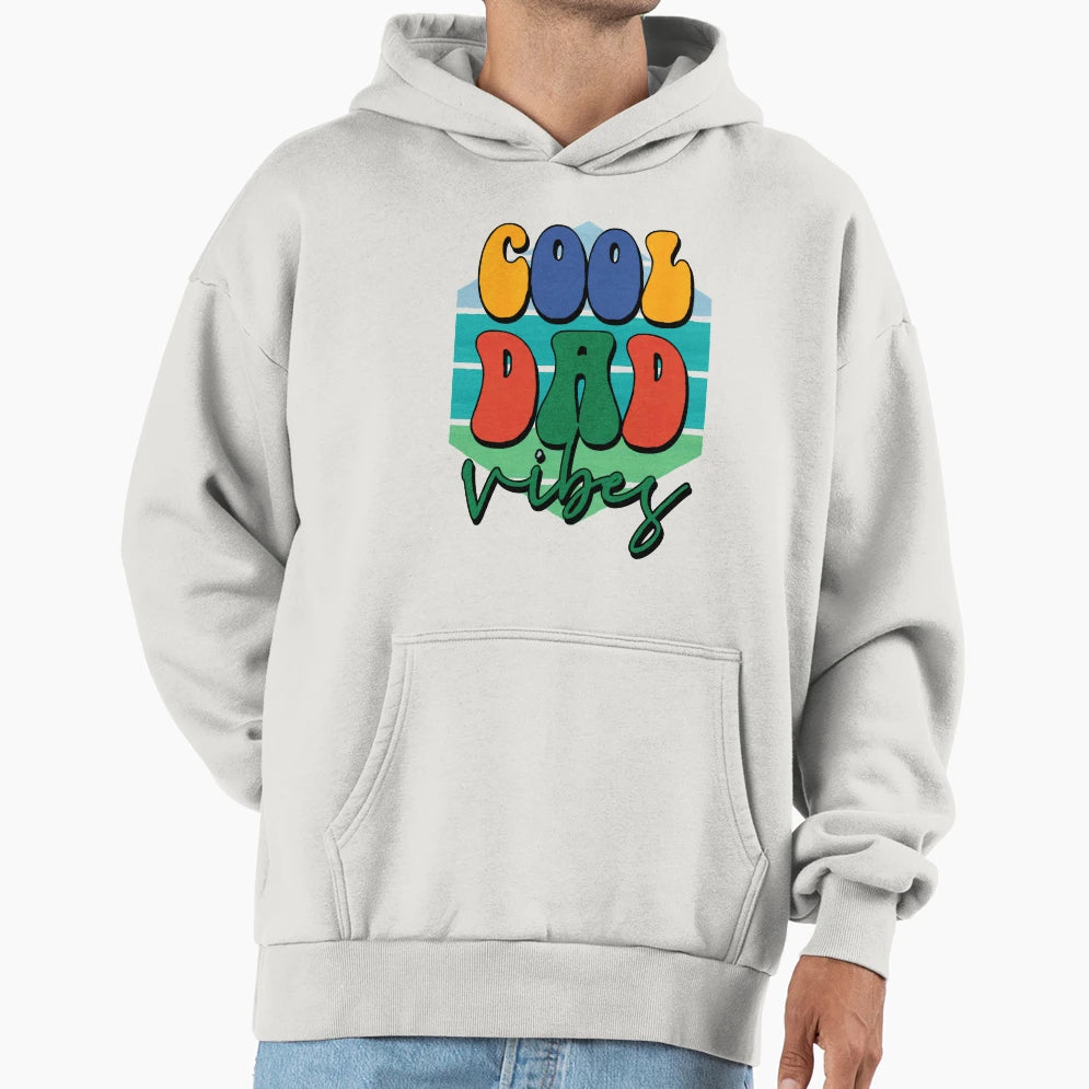 Dad Vibes Vibrant Color Hoodie - Streetwear Style for Adults - T-Shirt, Sweatshirt, Hoodie