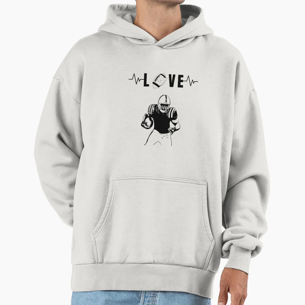 Football Lover Hoodie - Casual Everyday Wear Unisex - T-Shirt, Sweatshirt, Hoodie