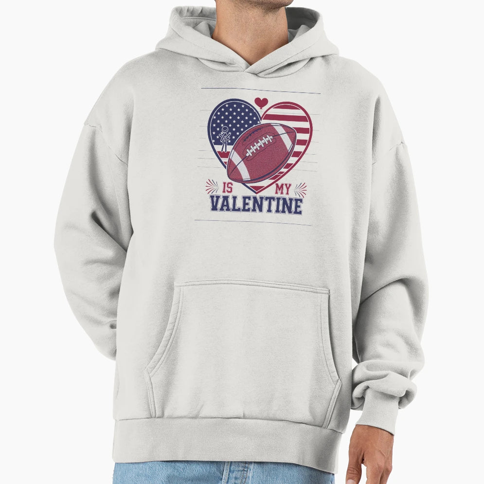 Game And Love Valentine Hoodie - Trendy Graphic Unisex - T-Shirt, Sweatshirt, Hoodie